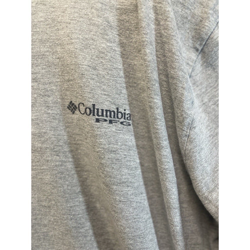 Columbia PFG Performance T Shirt Mens Size XL Gray Short Sleeve Casual - Picture 2 of 6